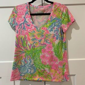 Lilly Pulitzer V-Neck Tee